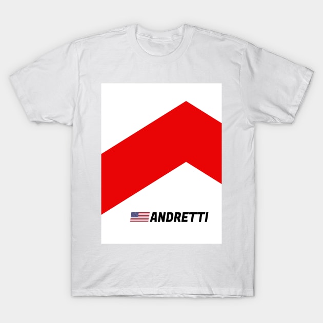 F1 Legends - Michael Andretti T-Shirt by sednoid